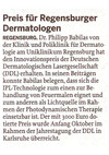 Mittelbayerische Zeitung 2012-11 - Prof. Dr. Philipp Babilas - HAUTZENTRUM REGENSBURG